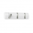 Hook Rack, UMBRA FLIP 3 HOOK, White / Nickel