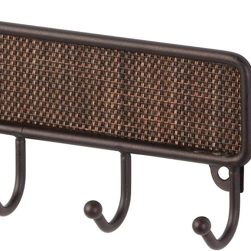 Key Rack with 5 hooks, TWILLO BRONZE, 20,5 x 3 x H 7 cm, Brown in the group Storage / Hallway storage / Key cabinets at SmartaSaker.se (41563)