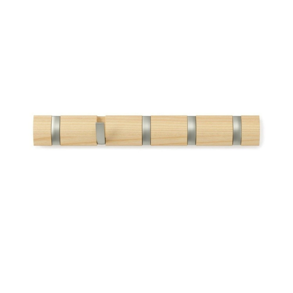 Hook Rack, UMBRA FLIP 5 HOOK, 51 x H 6,5 cm in the group Storage / Hallway storage / Hooks and hangers at SmartaSaker.se (41565)