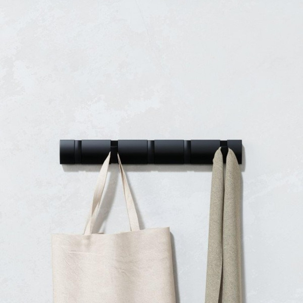 Hook Rack, UMBRA FLIP 5 HOOK, 51 x H 6,5 cm in the group Storage / Hallway storage / Hooks and hangers at SmartaSaker.se (41565)