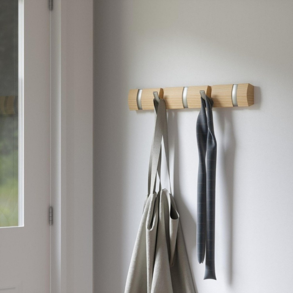 Hook Rack, UMBRA FLIP 5 HOOK, 51 x H 6,5 cm in the group Storage / Hallway storage / Hooks and hangers at SmartaSaker.se (41565)