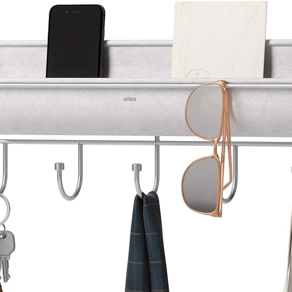 Hooks and storage, UMBRA HAMMOCK ORGANIZER, 41,5 x H 18 cm, Light Grey in the group Storage / Hallway storage / Hooks and hangers at SmartaSaker.se (41567)