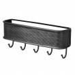 Poststand & hooklist, TWILLO WALL LETTER RACK, Black