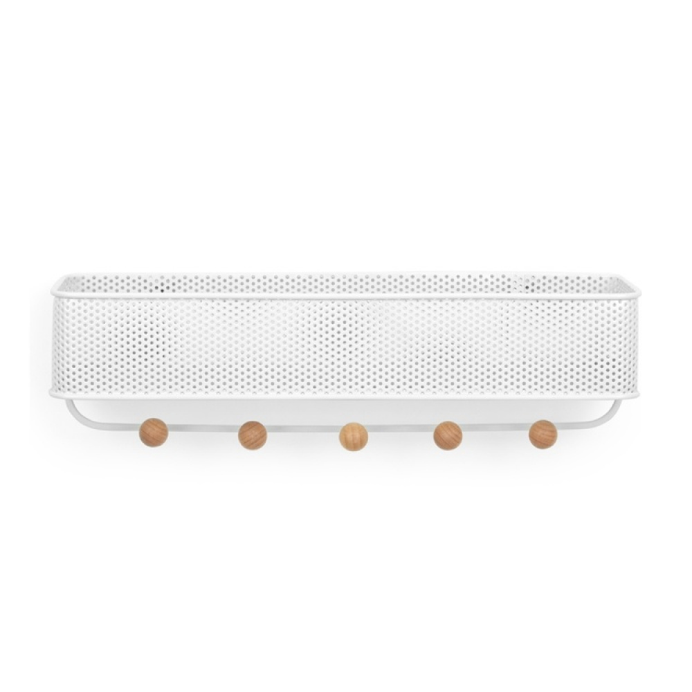 Hooks with shelf, ESTIQUE, Umbra, 32 x 9 x H 9 cm in the group Storage / Hallway storage / Hooks and hangers at SmartaSaker.se (41570)