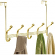 Hanger over the door - 5 hooks, YORK LYRA, Gold Hanger over the door - 5 hooks, YORK LYRA, Gold