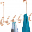 Hanger over the door - 6 hooks, CLASSICO, iDesign, Copper Hanger over the door - 6 hooks, CLASSICO, iDesign, Copper