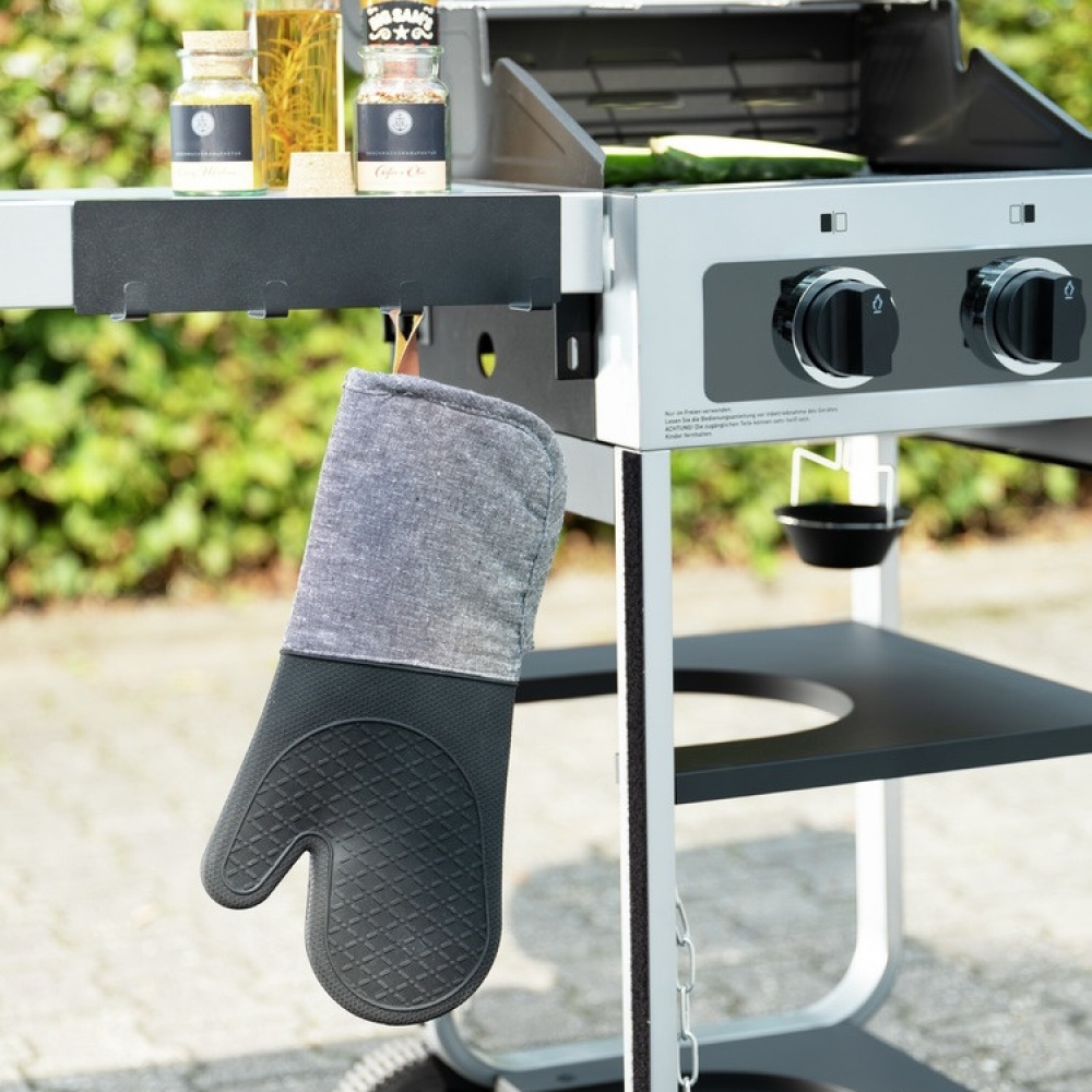 Four hook, Self-adhesive & magnetic, BLACK HOOK RAIL, 30 x 2 x H 6,5, Black in the group Storage / Magnets and adhesives / Magnetic Hooks at SmartaSaker.se (41575)