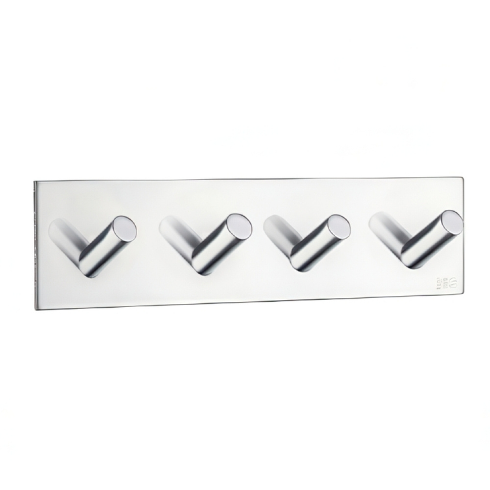 Four hook, Self-adhesive, Square, BESLAGSBODEN in the group Storage / Magnets and adhesives / Self-adhesive hooks at SmartaSaker.se (41579)