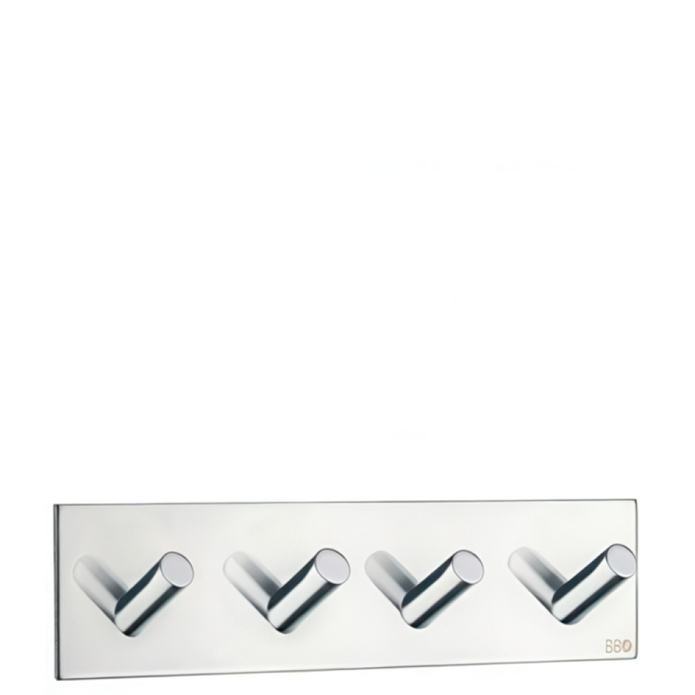 Four hook, Self-adhesive, Square, BESLAGSBODEN in the group Storage / Magnets and adhesives / Self-adhesive hooks at SmartaSaker.se (41579)