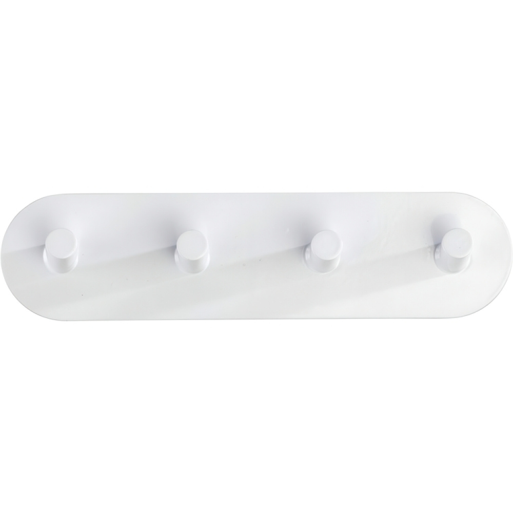 Hook Strip, Four hook, Self-adhesive, Metal, PIENCO QUADRO in the group Storage / Hallway storage / Hooks and hangers at SmartaSaker.se (41582)