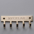 Hook strip, NYCKLAR, 11, 5 cm, Exmez, Brass Hook strip, NYCKLAR, 11, 5 cm, Exmez, Brass