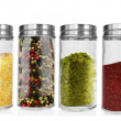 Jars with Metal Lid, Set of 6, GLASS SPICE POTS, Ø 4,5 x H 9,5 cm, Clear / Silver Jars with Metal Lid, Set of 6, GLASS SPICE POTS, Ø 4,5 x H 9,5 cm, Clear / Silver
