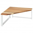 Shelf for spices, ACACIA SMALL CORNER SHELF, 30 x 30 x H 15 cm, White / Brown Shelf for spices, ACACIA SMALL CORNER SHELF, 30 x 30 x H 15 cm, White / Brown