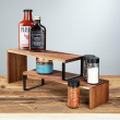 Shelf, 2 parts, ACACIA VALI SHELF, Brown / Black Shelf, 2 parts, ACACIA VALI SHELF, Brown / Black