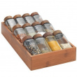 Drawer Insert, BAMBOO SPICE RACK, 20 x 38 x H 6 cm, Brown Drawer Insert, BAMBOO SPICE RACK, 20 x 38 x H 6 cm, Brown