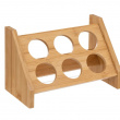 Spice rack with 6 Bottles, BAMBOO, Natural Spice rack with 6 Bottles, BAMBOO, Natural