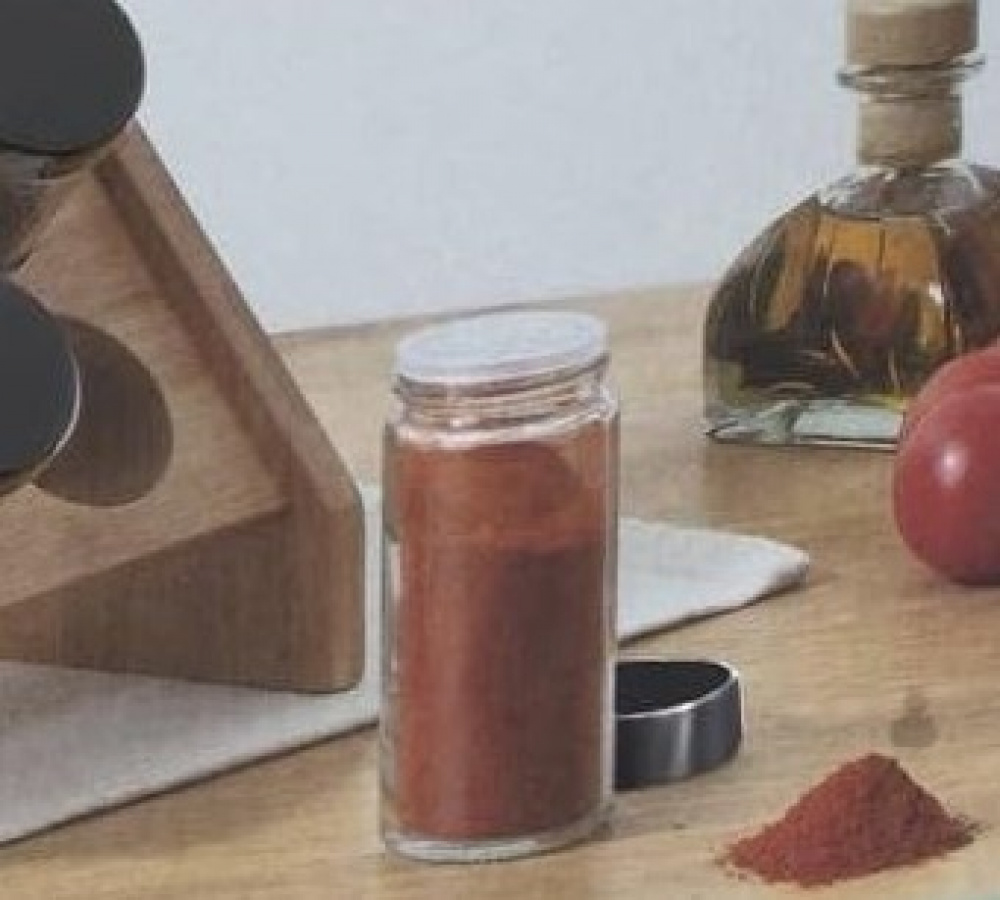 Spice rack with 6 Bottles, BAMBOO, Natural in the group Storage / Kitchen storage at SmartaSaker.se (41609)