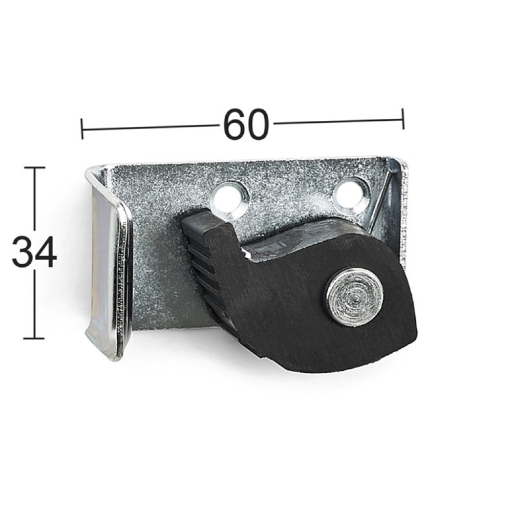 Tool holder with spring plate, HABO, black in the group Storage / Storage room and garage / Utensil holders at SmartaSaker.se (41621)