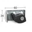 Tool holder with spring plate, HABO, black Tool holder with spring plate, HABO, black