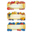 Kitchen Labels, 12 psc, FRUIT BASKET, 76 x 35 mm Kitchen Labels, 12 psc, FRUIT BASKET, 76 x 35 mm