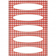 Kitchen Labels, 20 psc, GINGHAM RED, 76 x 23 cm, Red / White Kitchen Labels, 20 psc, GINGHAM RED, 76 x 23 cm, Red / White