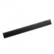 Ruler, Aluminium, 30 cm, DESKSTORE SIZE, Black