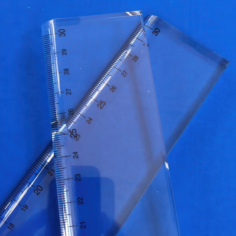 Ruler, Strong Acrylic, CRISTAL CLEAR, 30 cm, Clear in the group Storage / Office supplies at SmartaSaker.se (41645)