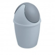 Small Trash can with Swing lid, TIGLIO TABLE BIN, Ø 14 x H 22 cm Small Trash can with Swing lid, TIGLIO TABLE BIN, Ø 14 x H 22 cm
