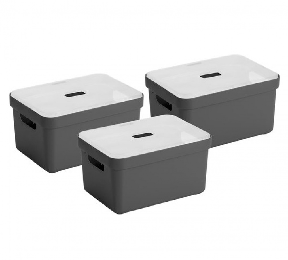 Lid, SIGMA BASKET 5L, Transparent in the group Storage / Storage room and garage / Baskets and buckets at SmartaSaker.se (41663)