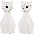Hanging humidifier, Ceramic, Set of 2, NICE WHITE CATS, White