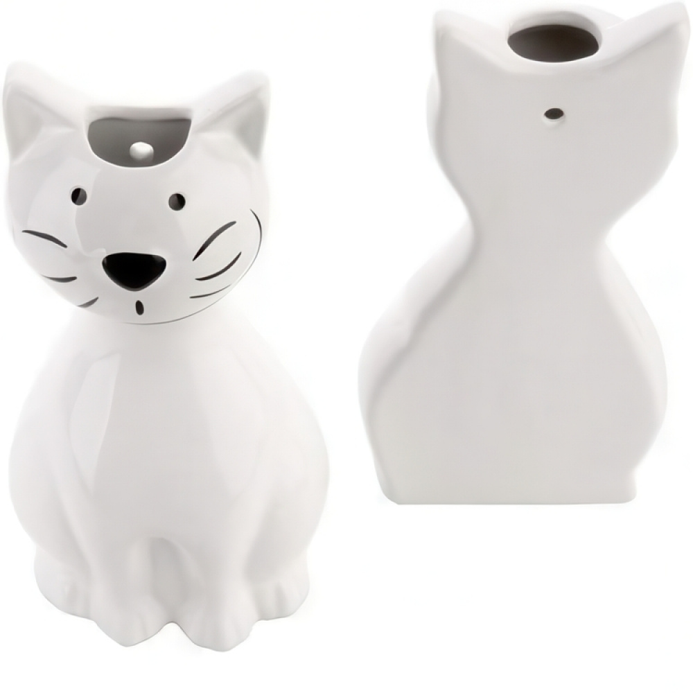 Hanging humidifier, Ceramic, Set of 2, NICE WHITE CATS, White in the group Storage / Laundry and care at SmartaSaker.se (41667)