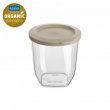 Transparent container, Airtight, 1 L, KOIZOL CONNECT ORGANIC DRY STORAGE SMALL, Clear / Beige Transparent container, Airtight, 1 L, KOIZOL CONNECT ORGANIC DRY STORAGE SMALL, Clear / Beige