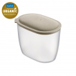 Container, Airtight, 1,4 L, KOIZOL CONNECT ORGANIC OVAL STORAGE MEDIUM, Transparent / Beige
