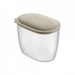 Container, Airtight, 1,4 L, KOIZOL CONNECT ORGANIC OVAL STORAGE MEDIUM, Transparent / Beige