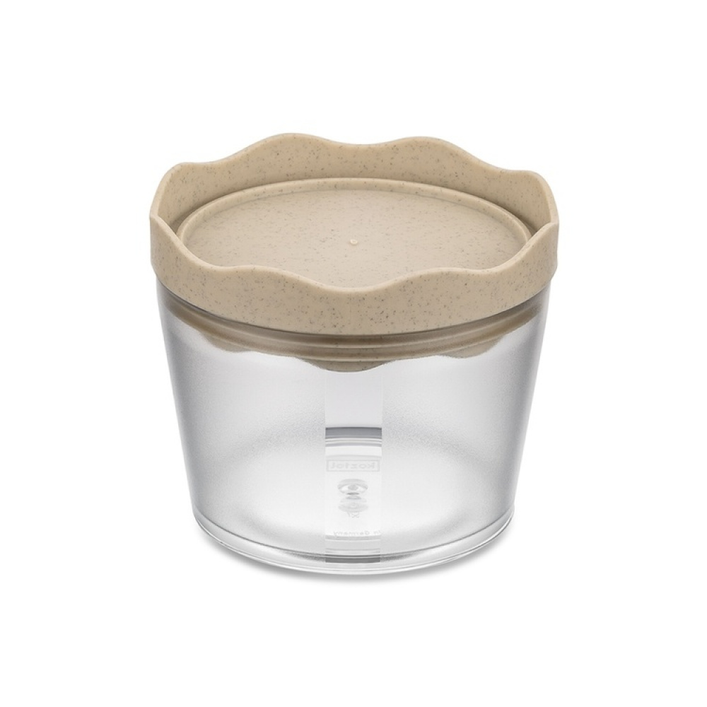 Transparent container, Airtight, 300 ml, KOIZOL PRINCE ORGANIC SMALL, Clear / Beige in the group Storage / Kitchen storage / Storage jars at SmartaSaker.se (41680)