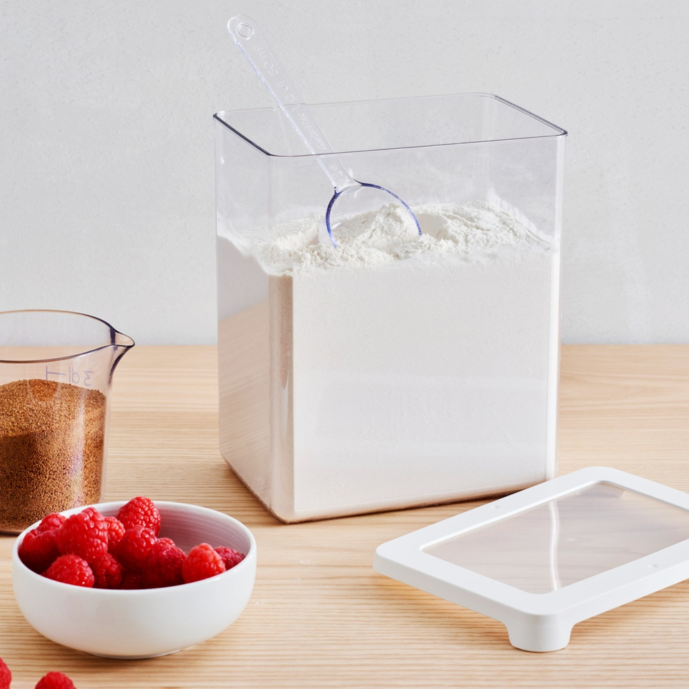 Transparent container, Large, 3,5 L, Airtight, VISION, Clear / White in the group Storage / Kitchen storage / Storage bins and jars / SmartStore at SmartaSaker.se (41682)