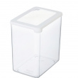Transparent container, Large, 3,5 L, Airtight, VISION, Clear / White Transparent container, Large, 3,5 L, Airtight, VISION, Clear / White