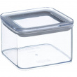 Airtight container, Square, 0,5 L, ESKE SMALL, 10,4 x 10,4 x H 7 cm, Clear / White Airtight container, Square, 0,5 L, ESKE SMALL, 10,4 x 10,4 x H 7 cm, Clear / White