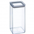 Airtight container, Square, 1,5 L, ESKE LARGE 10,4 x 10,4 x H 20,5 cm, Clear / White Airtight container, Square, 1,5 L, ESKE LARGE 10,4 x 10,4 x H 20,5 cm, Clear / White