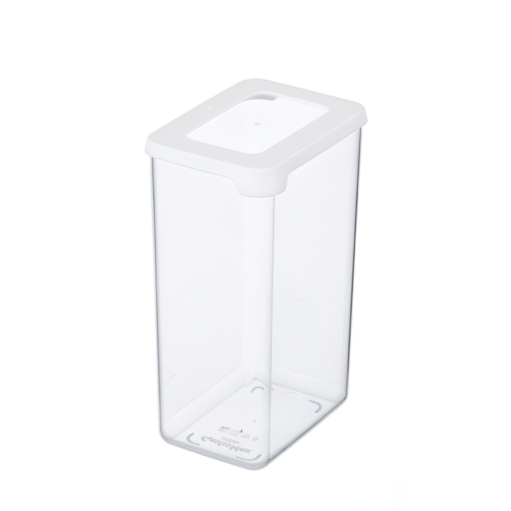 Transparent container, Airtight, 1,6 L, VISION, Clear / White in the group Storage / Kitchen storage / Storage jars / SmartStore storage jars at SmartaSaker.se (41692)
