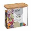 Airtight container, Rectangular, 3 L, ESKE BAMBOO LARGE, 20,4 x 10,4 x H 20,5 cm, Clear / Nature Airtight container, Rectangular, 3 L, ESKE BAMBOO LARGE, 20,4 x 10,4 x H 20,5 cm, Clear / Nature