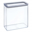 Airtight container, Rectangular, 4,3 L, ESKE XL, 20,4 x 10,4 x H 27,2 cm, Clear / White Airtight container, Rectangular, 4,3 L, ESKE XL, 20,4 x 10,4 x H 27,2 cm, Clear / White