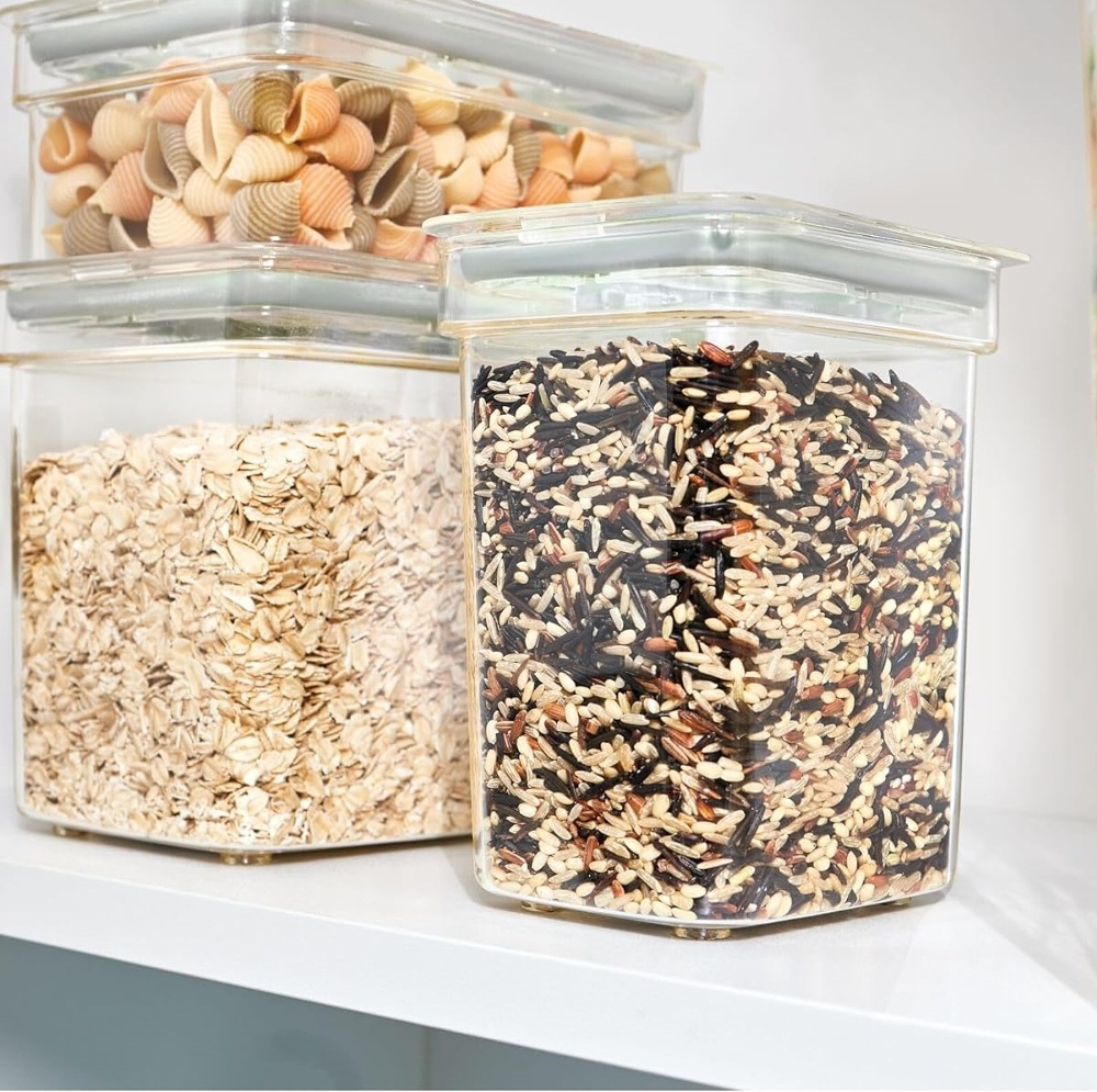 Airtight Container, 0,9 L, iD FRESH SMALL TALL CANISTER, 5,5 x 13,5 x H 15 cm, Transparent in the group Storage / Kitchen storage / Storage bins and jars / iD Fresh at SmartaSaker.se (41703)