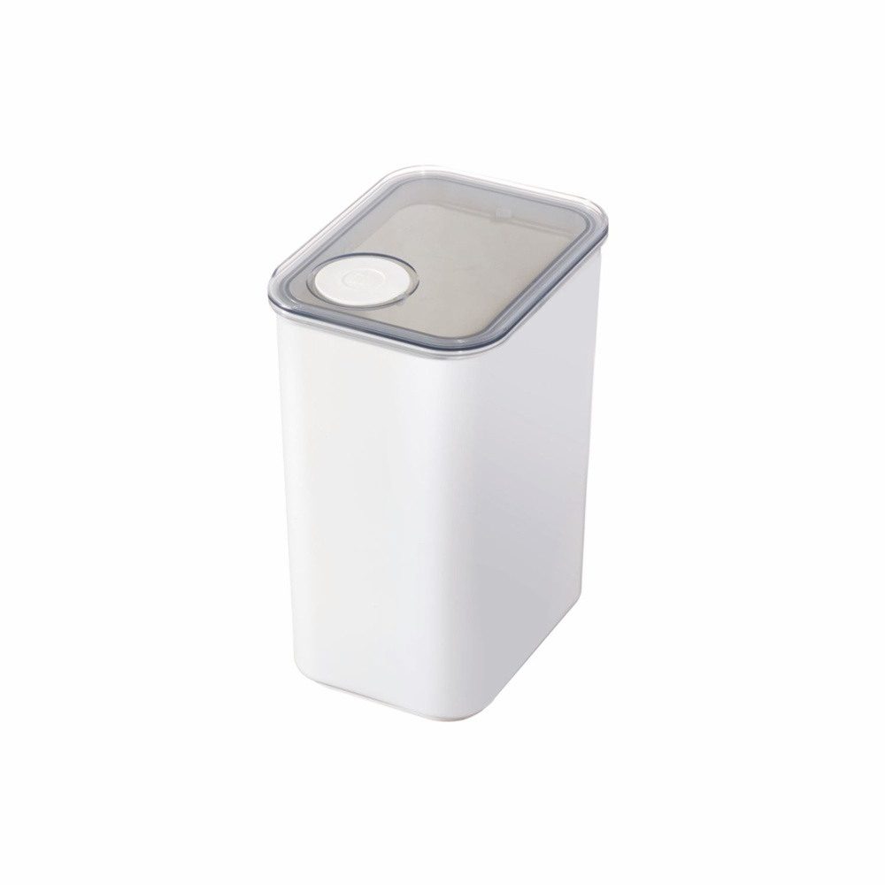 Airtight Container, iD POUR LID LARGE CANISTER, 12,1 x 16,2 x H 22,2 cm, White / Transparent in the group Storage / Kitchen storage / Storage bins and jars at SmartaSaker.se (41705)