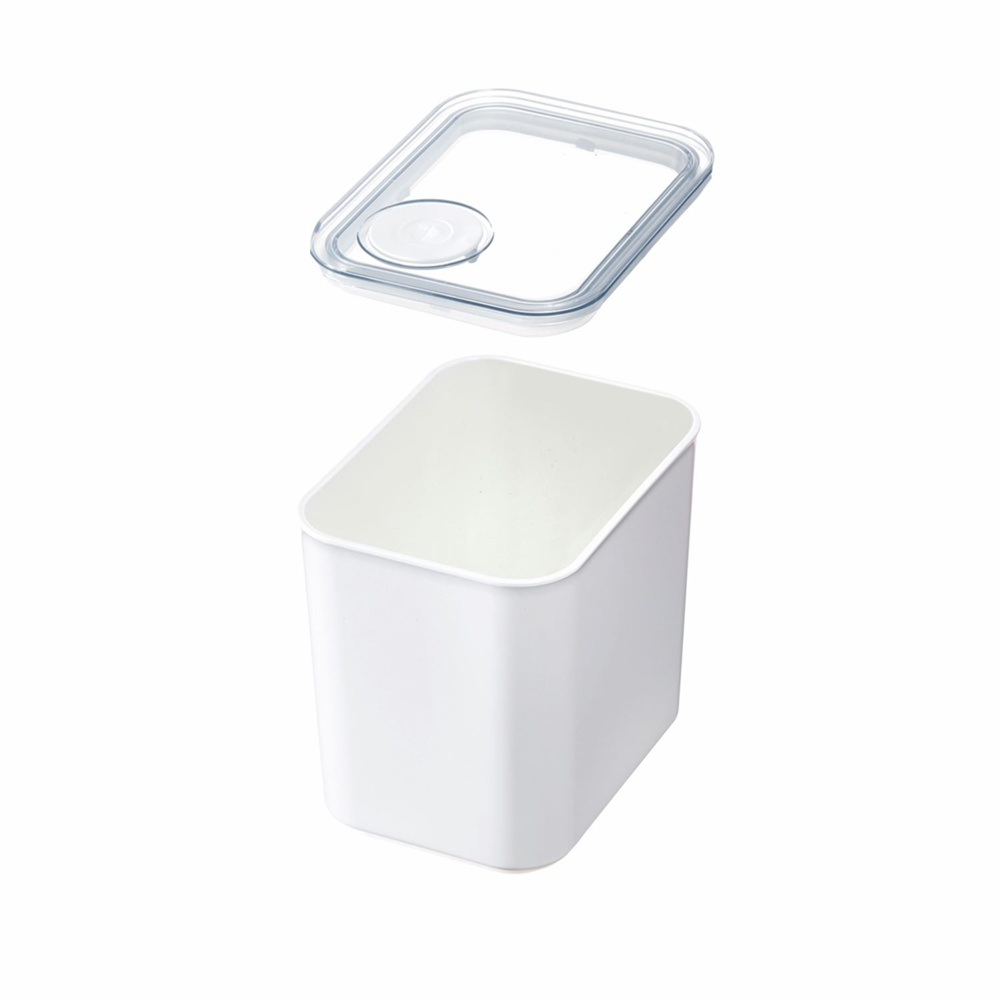 Airtight Container, iD POUR LID MEDIUM CANISTER, 12 x 16,5 x H 22,5 cm, White / Transparent in the group Storage / Kitchen storage / Storage bins and jars / iD Fresh at SmartaSaker.se (41706)