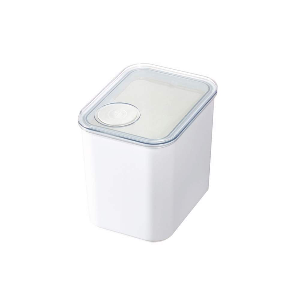Airtight Container, iD POUR LID MEDIUM CANISTER, 12 x 16,5 x H 22,5 cm, White / Transparent in the group Storage / Kitchen storage / Storage bins and jars / iD Fresh at SmartaSaker.se (41706)