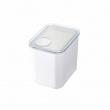 Airtight Container, iD POUR LID MEDIUM CANISTER, 12 x 16,5 x H 22,5 cm, White / Transparent Airtight Container, iD POUR LID MEDIUM CANISTER, 12 x 16,5 x H 22,5 cm, White / Transparent