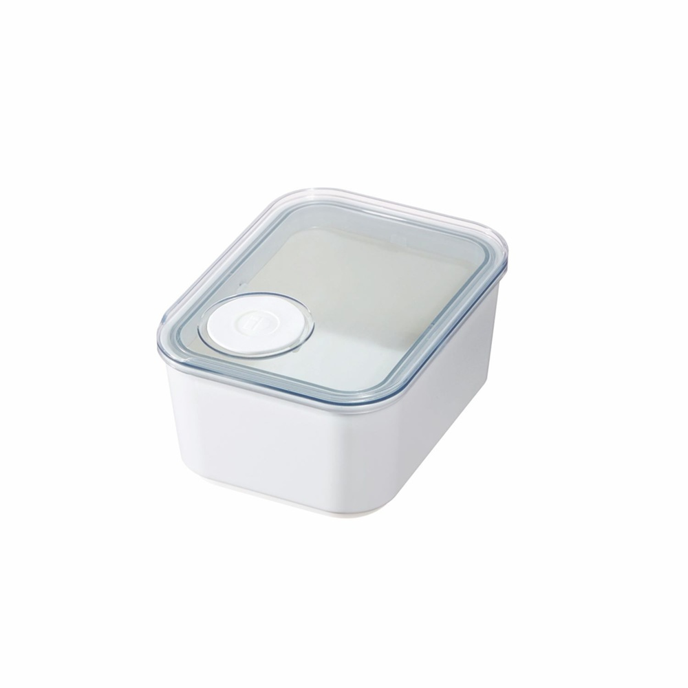 Airtight Container, iD POUR LID SMALL CANISTER, 12,1 x 16,2 x H 7,6 cm, White / Transparent in the group Storage / Kitchen storage / Storage bins and jars at SmartaSaker.se (41707)