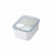 Airtight Container, iD POUR LID SMALL CANISTER, 12,1 x 16,2 x H 7,6 cm, White / Transparent Airtight Container, iD POUR LID SMALL CANISTER, 12,1 x 16,2 x H 7,6 cm, White / Transparent