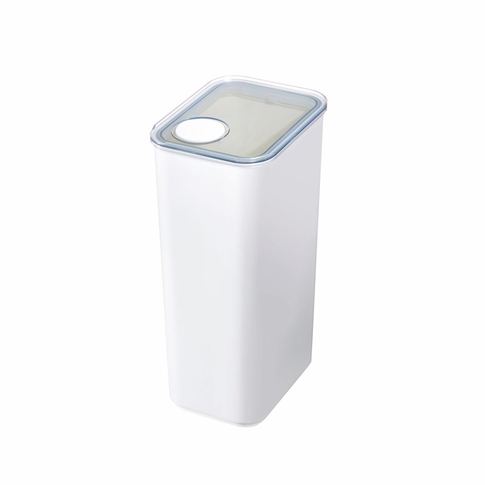 Airtight Container, iD POUR LID XL CANISTER, 12,1 x 16,2 x H 29,5 cm, White / Transparent in the group Storage / Kitchen storage / Storage bins and jars at SmartaSaker.se (41708)